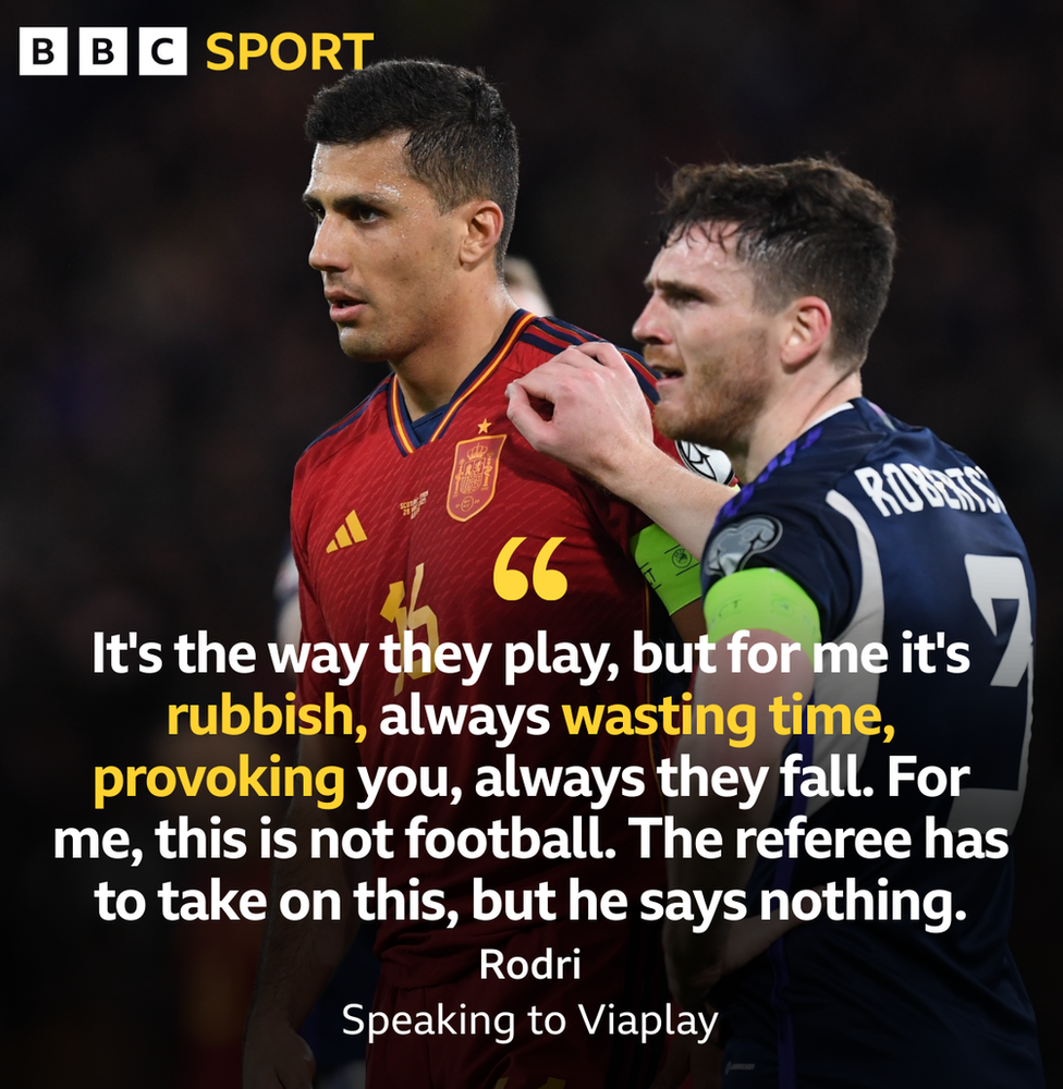 Comments from Spain captain Rodri