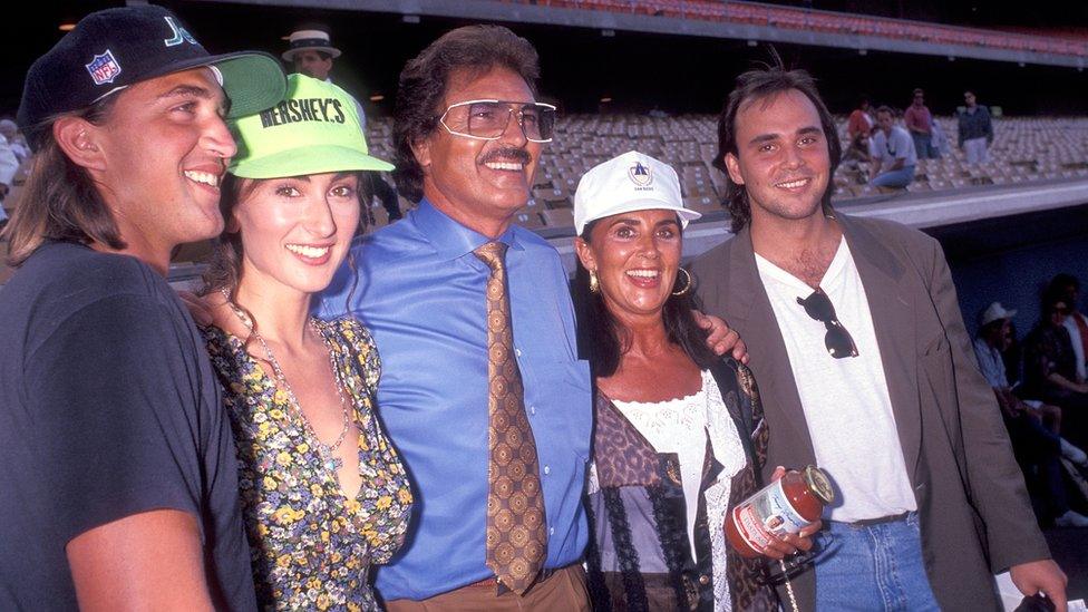 Engelbert Humperdinck, his wife Patricia and their three children