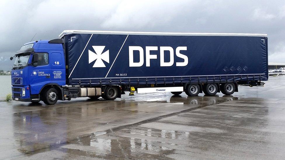 DFDS truck