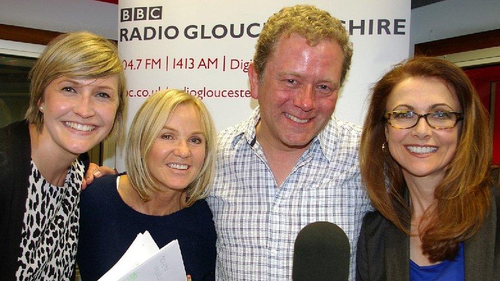 Claire Carter, Lisa Maxwell, Jon Culshaw and Emma Samms.