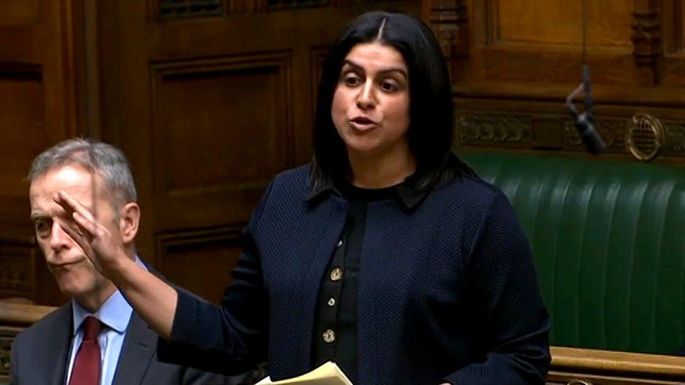 MP for Ladywood Shabana Mahmood, speaking in the Commons