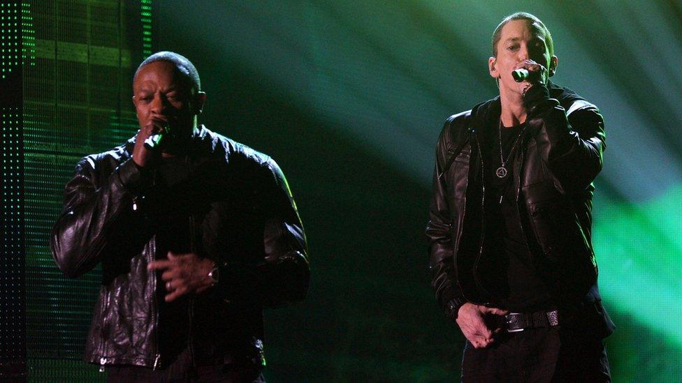 Eminem and Dr Dre