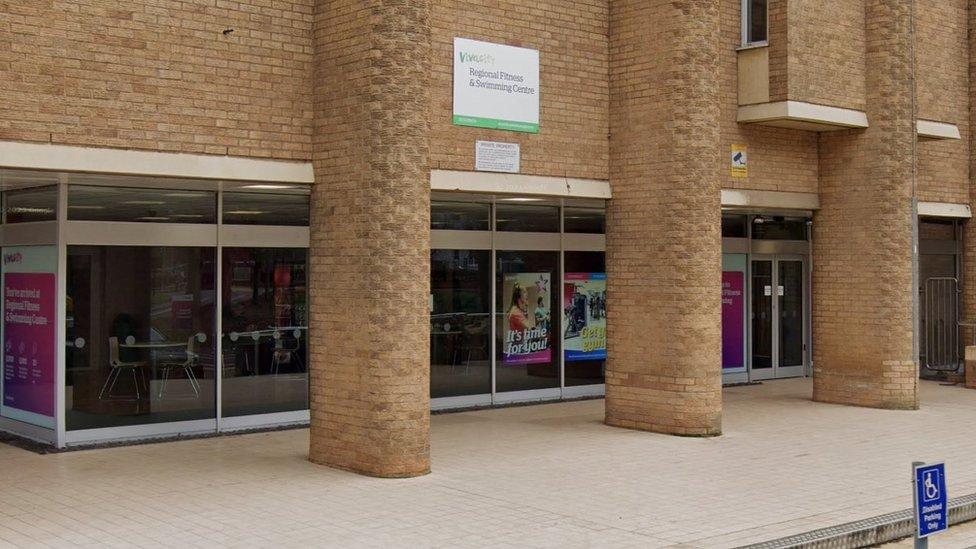 Regional Fitness and Indoor Swimming Centre on Bishop's Road in Peterborough