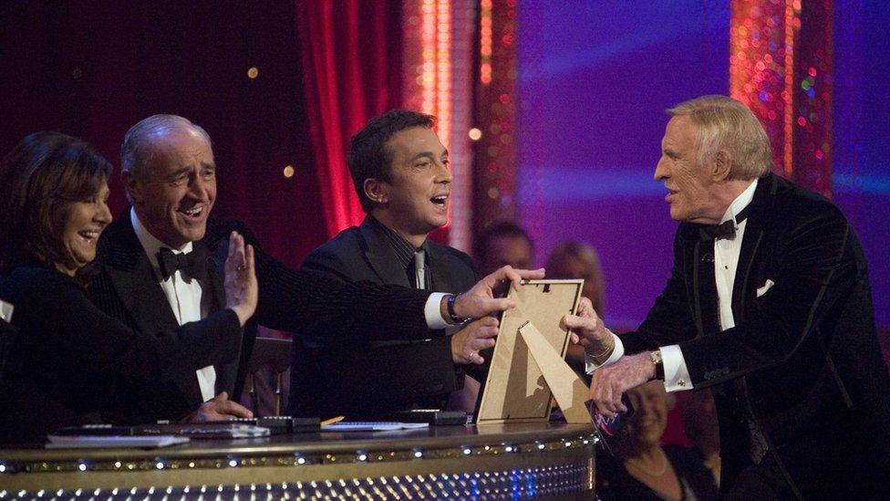 Bruce Forsyth and Strictly judges