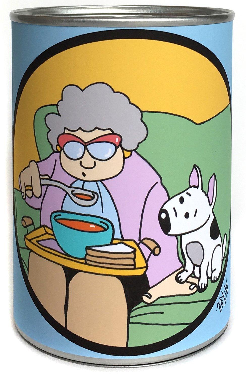 Pete McKee's soup can