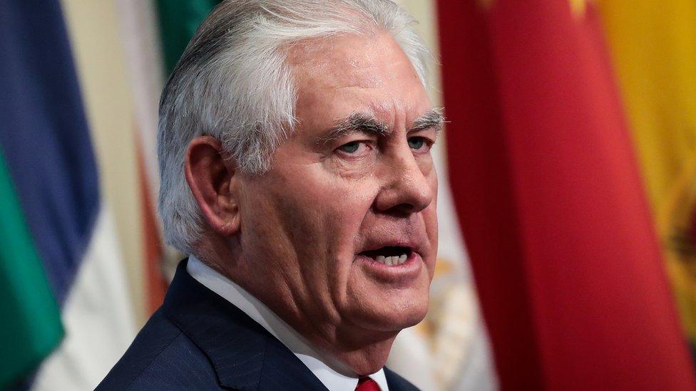 US Secretary of State Rex Tillerson