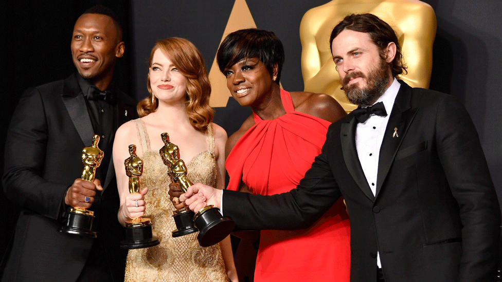 Mahershala Ali, Emma Stone, Viola Davis, Casey Affleck