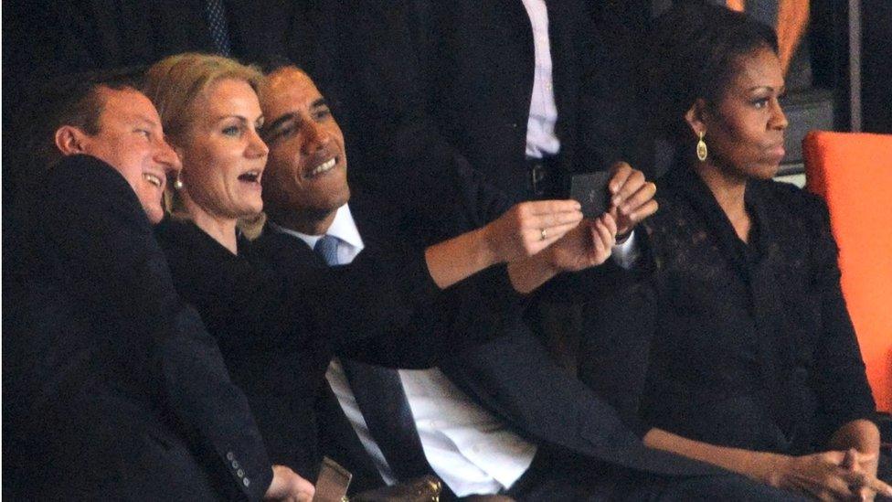 David Cameron, Helle Thorning Schmidt and Barack Obama