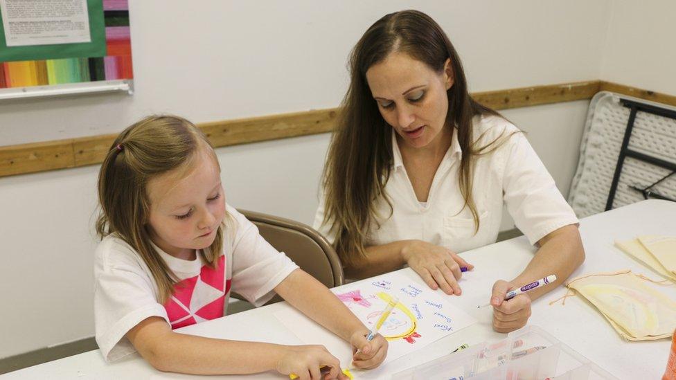 Monica, an incarcerated woman, and her daughter Callie