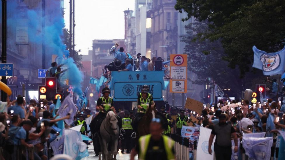 Man City victory parade