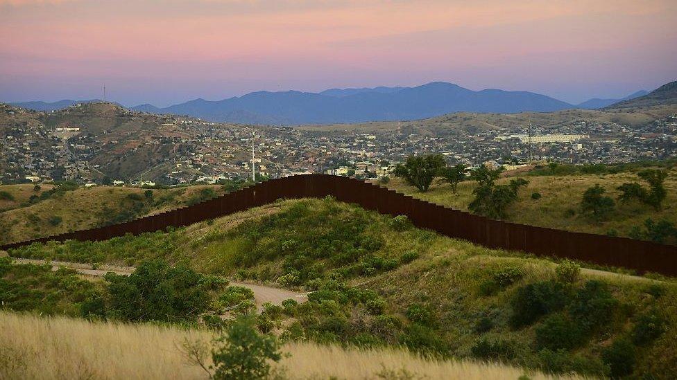 Portions of a barrier have already been built on the US-Mexico border