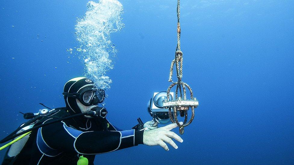 An underwater microphone