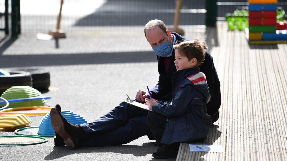 The visit was to mark the rollout to secondary schools of a mental health project Kate launched in primary schools in 2018