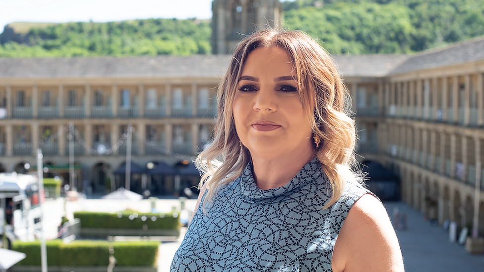 Nicky at the Piece Hall