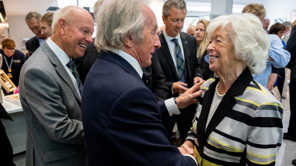 Sir Jackie meets Jim Clark's sister