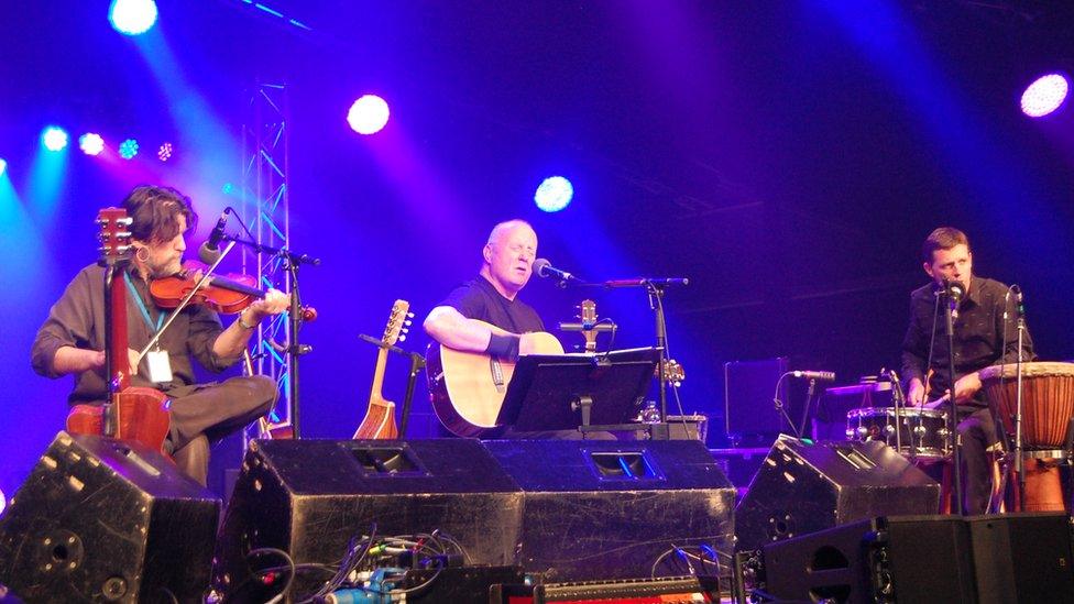 Christy Moore at Cambridge Folk Festival