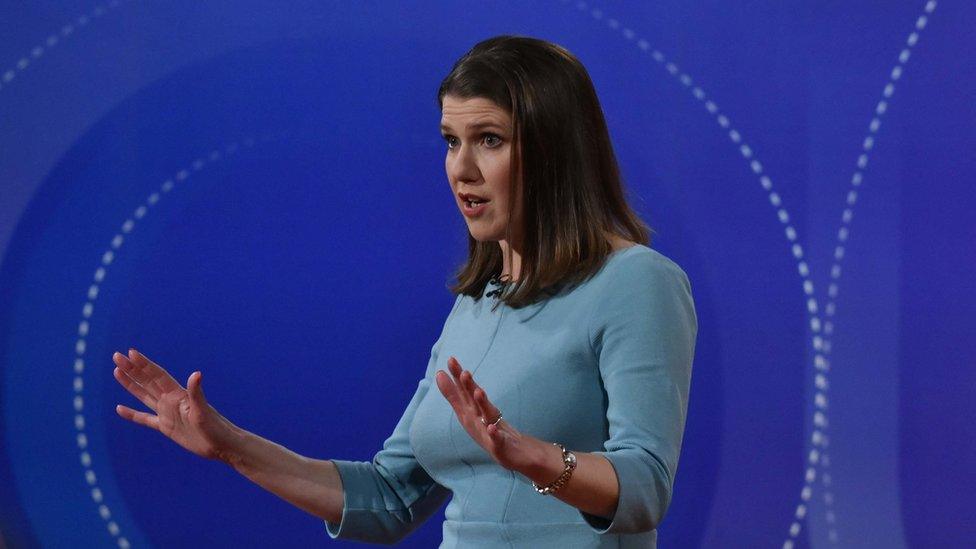 Jo Swinson in BBC debate