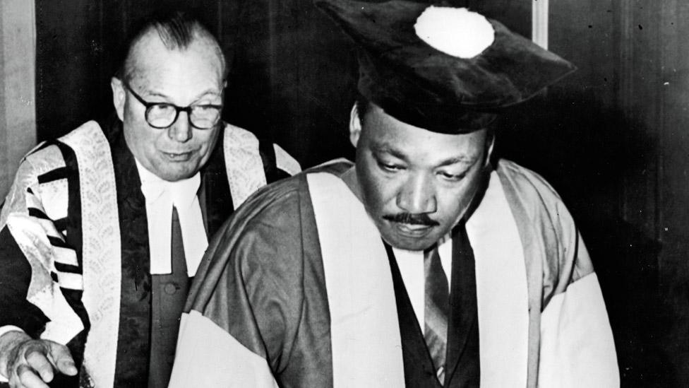 Martin Luther King at Newcastle University