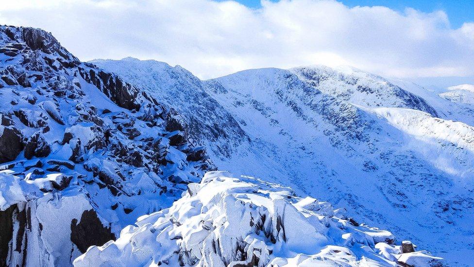 The view from the top - Snowdon