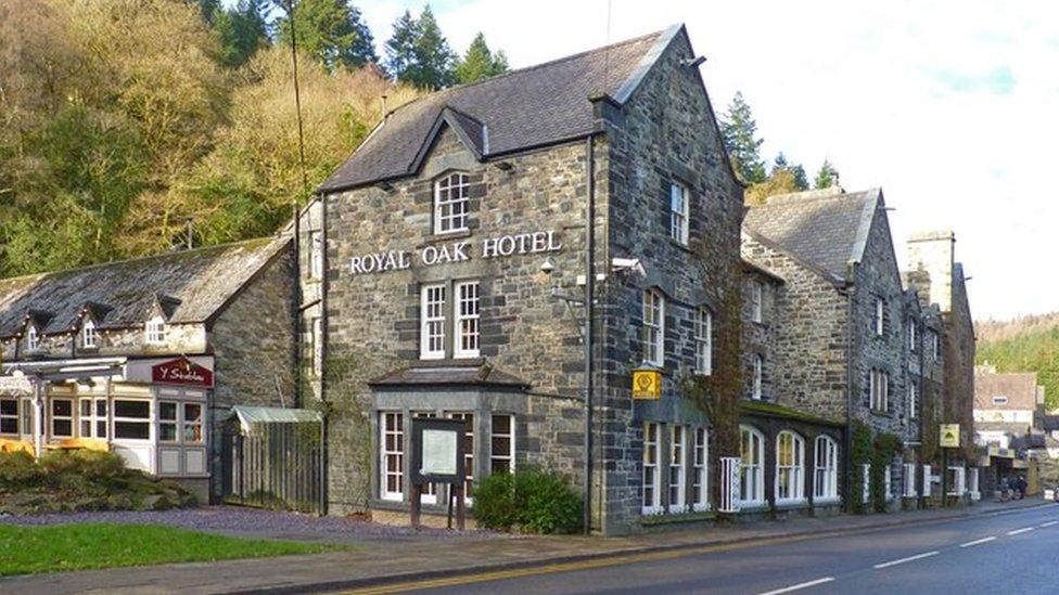 The Royal Oak Hotel in Betws-y-Coed