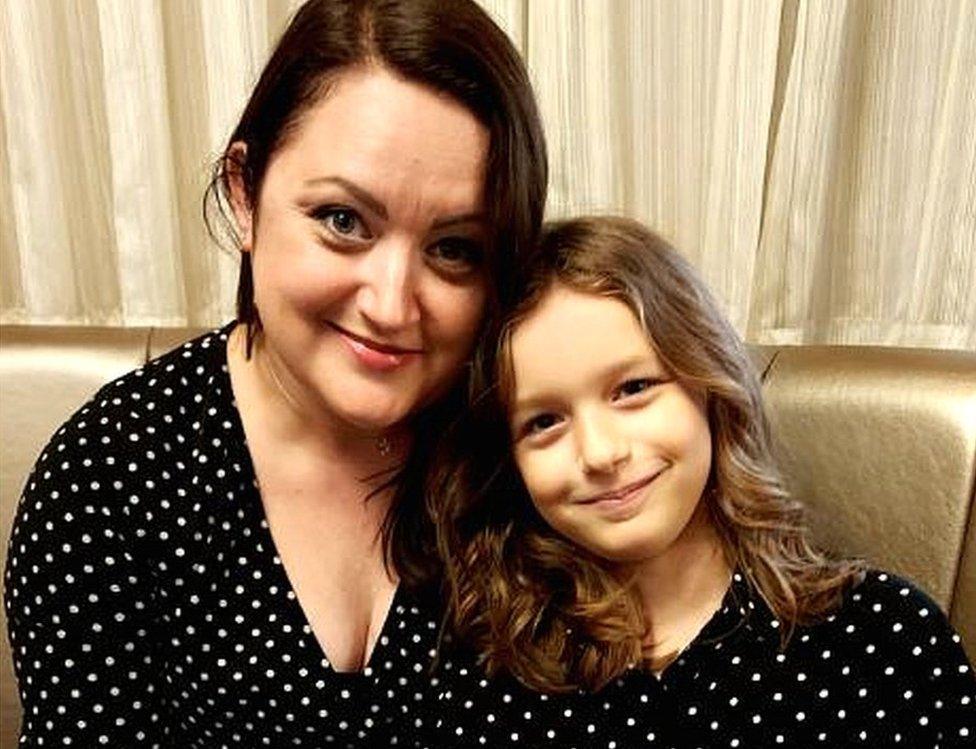 Tia Gallacher and her daughter Taylor