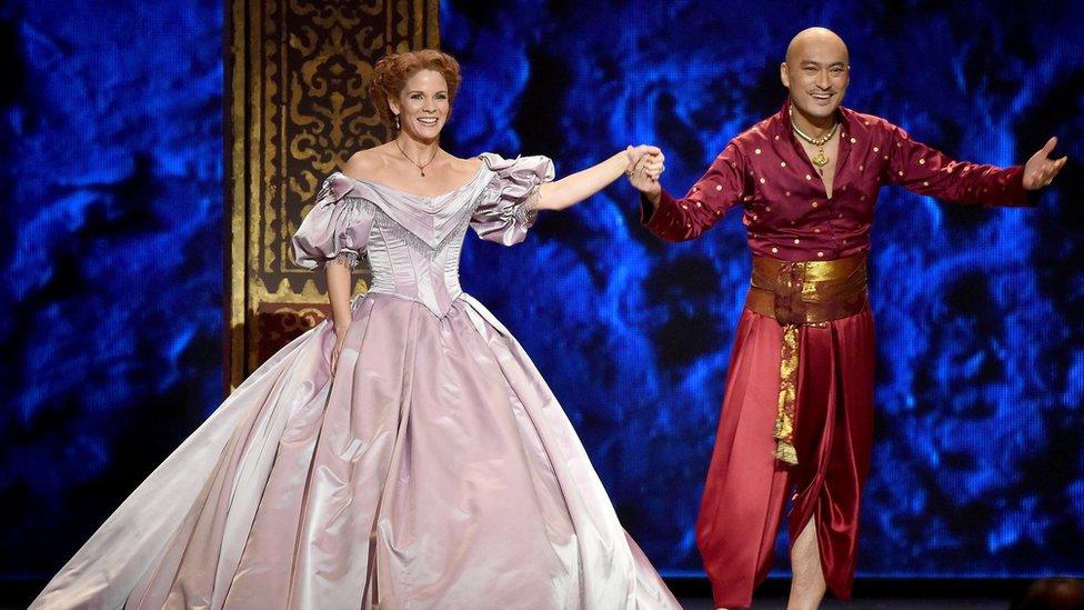 Kelli O'Hara and Ken Watanabe