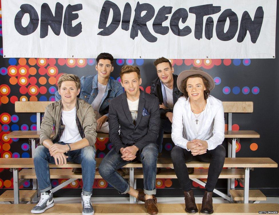 1D wax work dolls at Madame Tussauds in New York