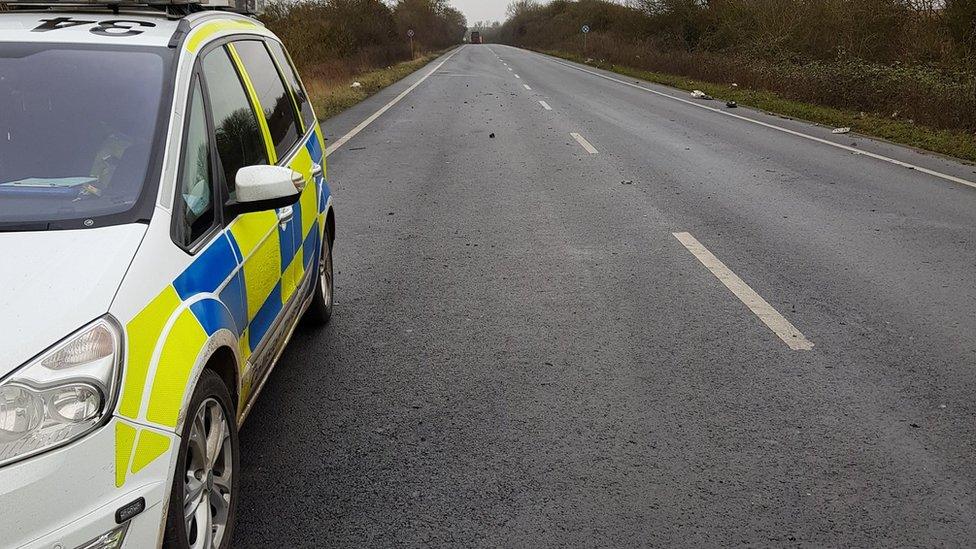 A605 near Oundle