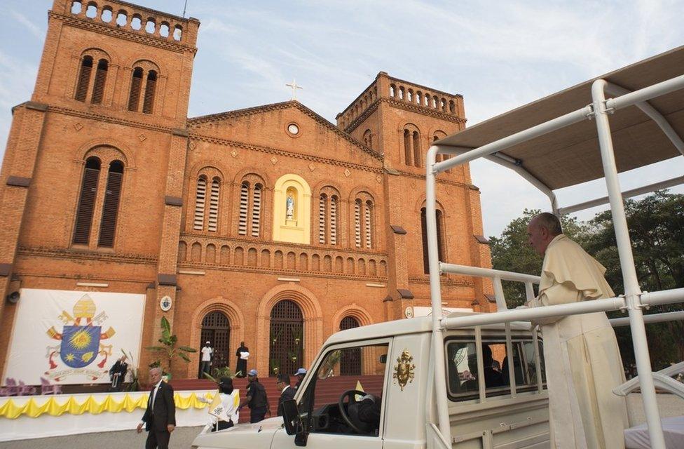 Pope in a Land Cruiser