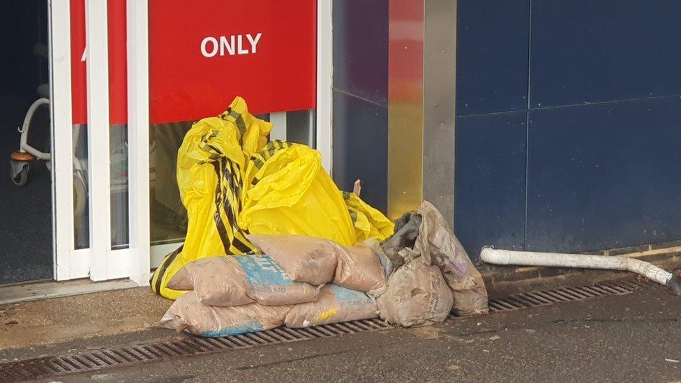 Flooding at Luton and Dunstable University Hospital