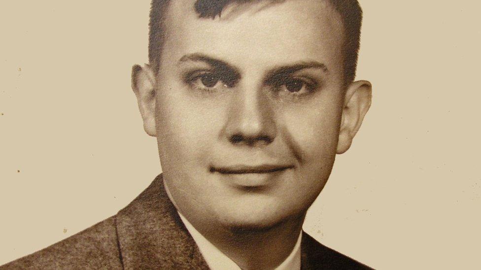 Donald Grey Triplett photographed as a young man