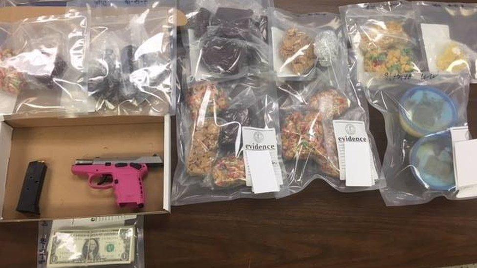 The marijuana/tetrahydrocannabinol (THC) edibles uncovered by the Chatham~Savannah Counter Narcotics team on 18 September 2018.