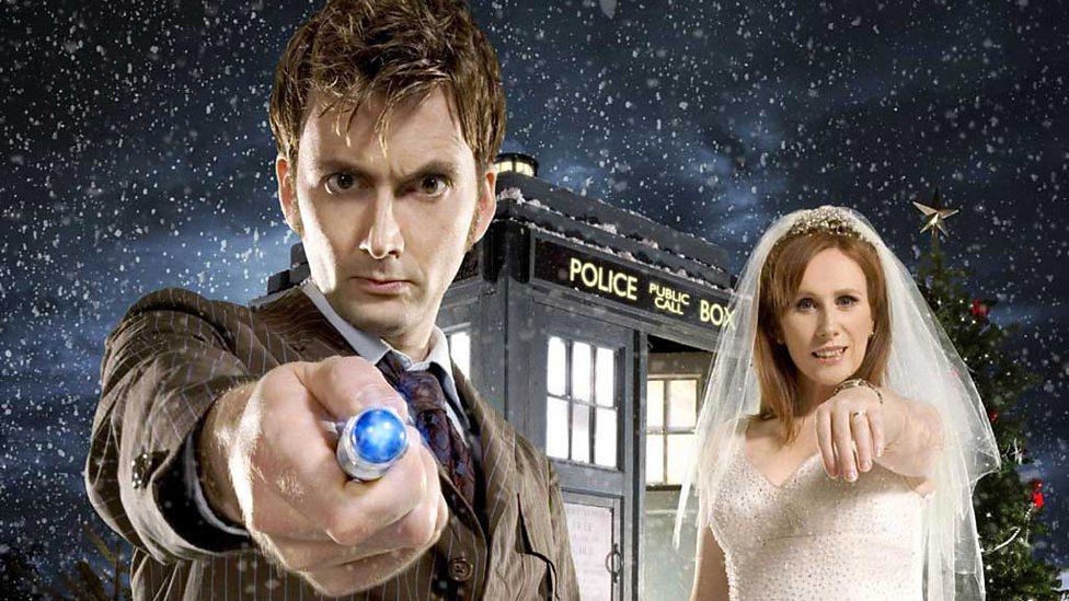 David Tennant and Catherine Tate.