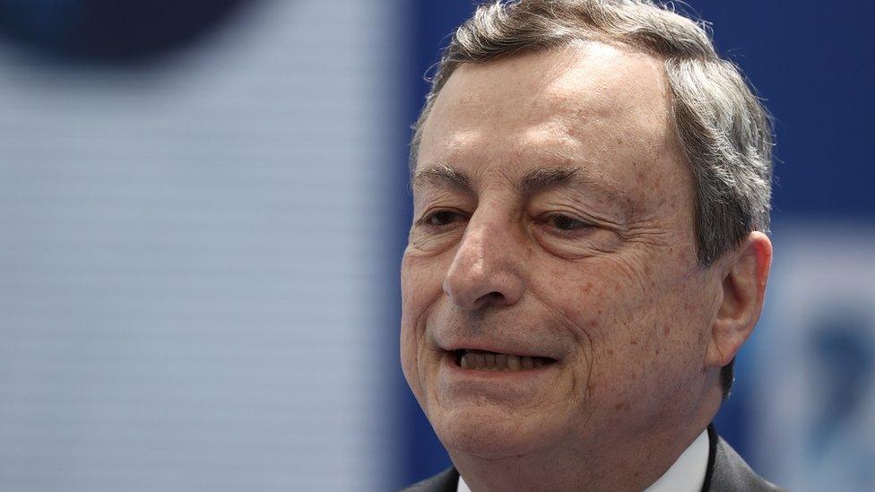 Italian Prime Minister Mario Draghi