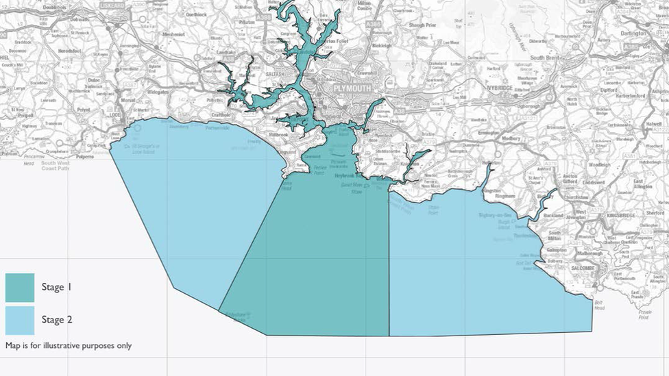 Plymouth Sound map