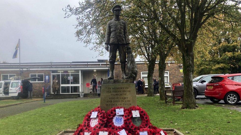 Wreaths laid in Tidworth