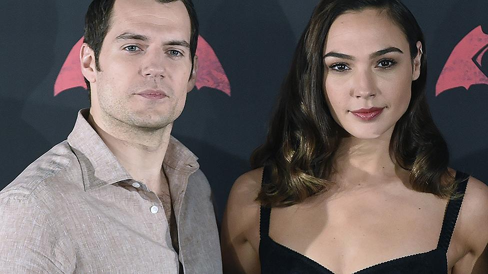 Henry Cavill and Gal Gadot