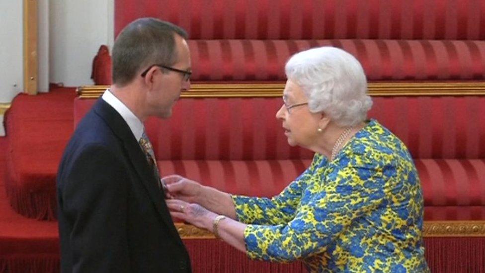 John Volanthen and the Queen