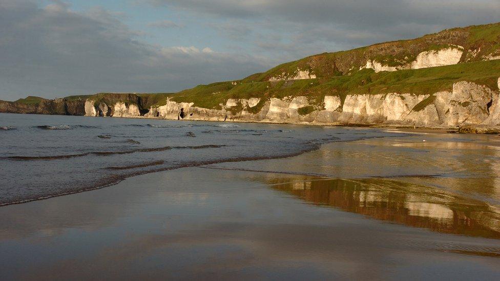 Whiterocks beach in Portrush Northern Ireland