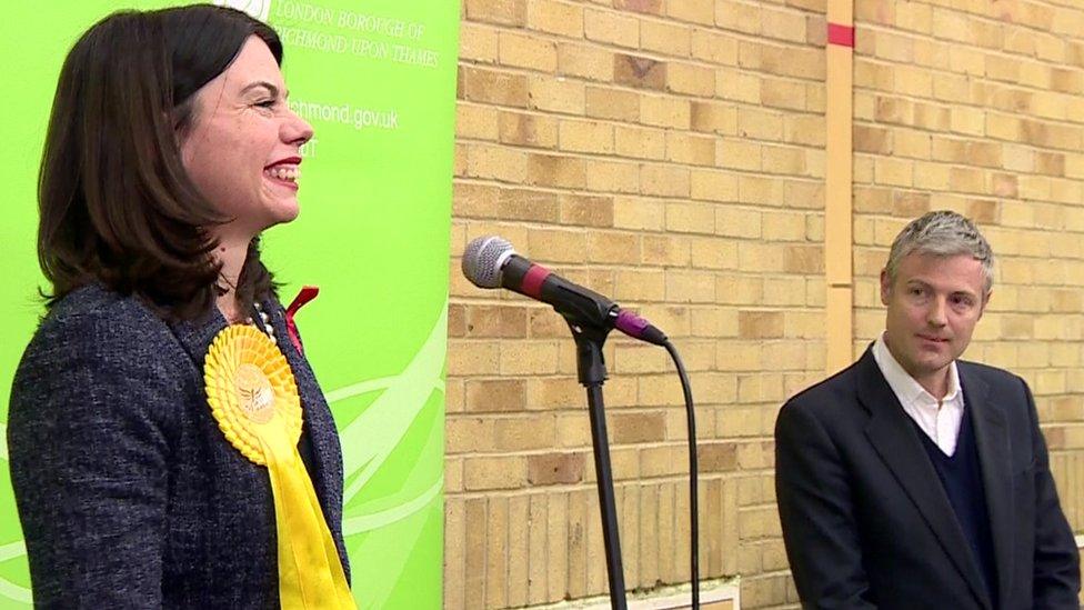 Sarah Olney and Zac Goldsmith