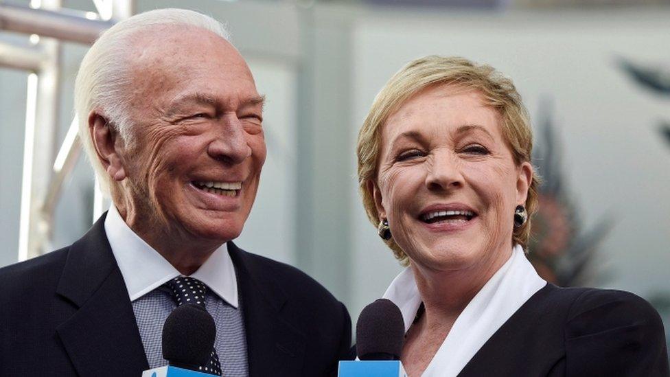 Christopher Plummer with Dame Julie Andrews