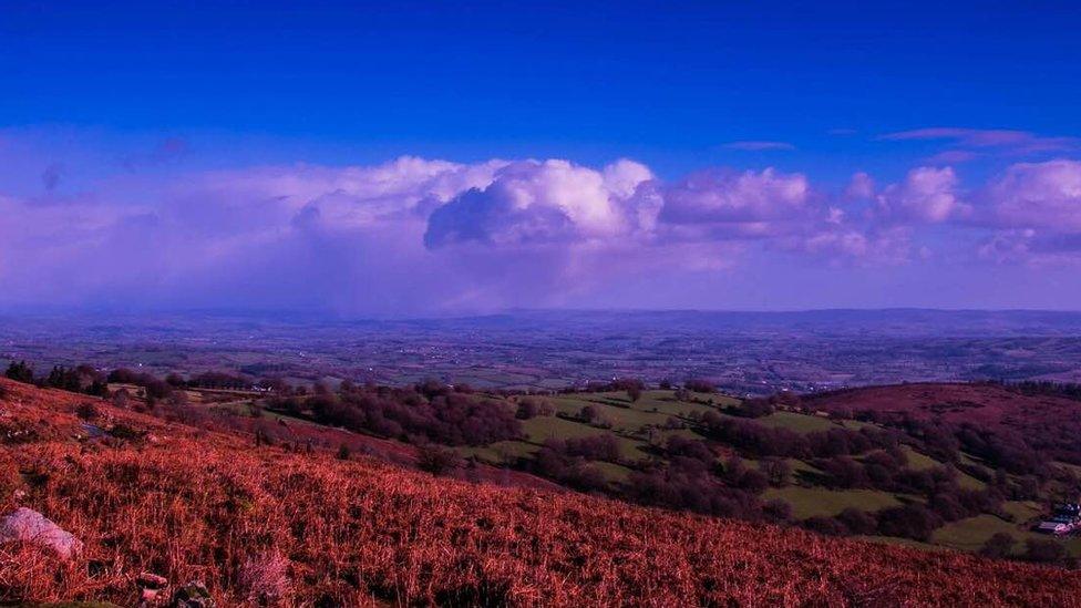 Blorenge mountain in Blaenavon