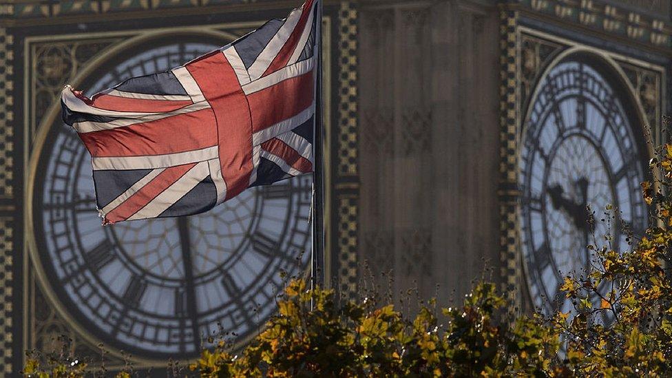 Big Ben and union flag