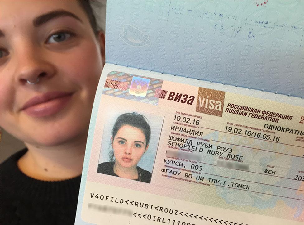 Ruby and her visa