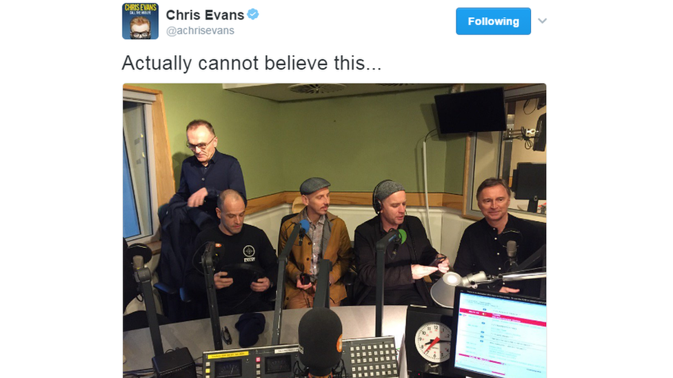 Chris Evans tweet