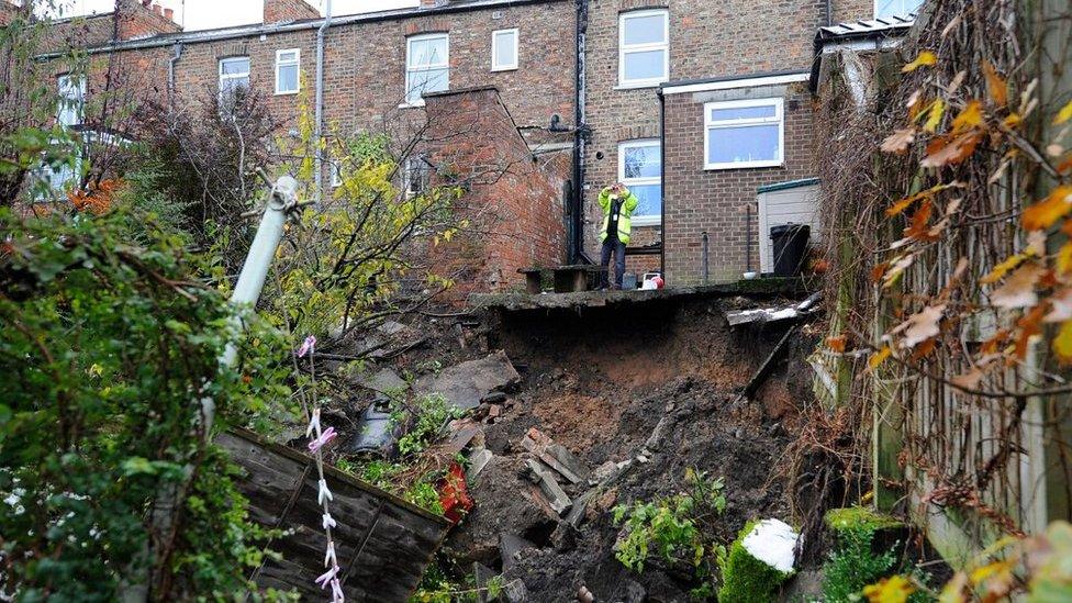 Sinkhole in Ripon