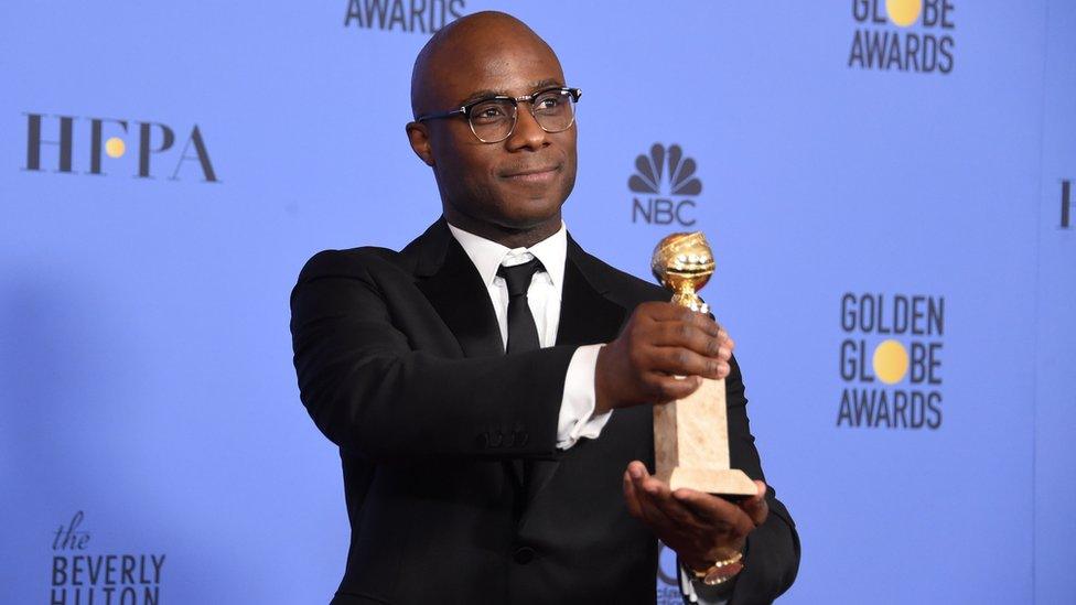 Barry Jenkins at Golden Globes