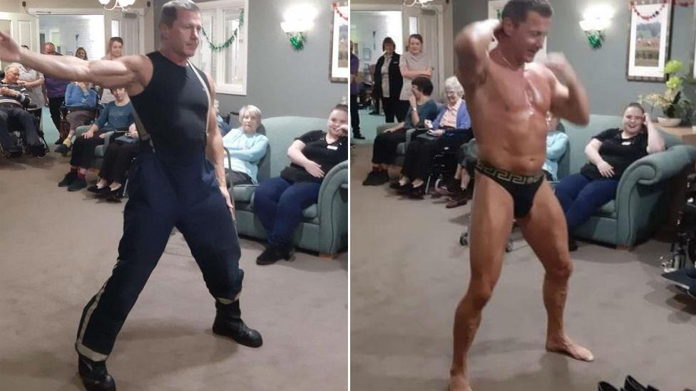 Stripper at care home