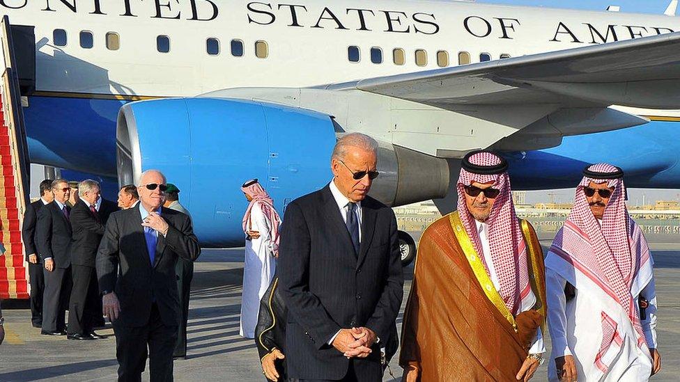 The Vice-President Joe Biden visits Riyadh in 2011