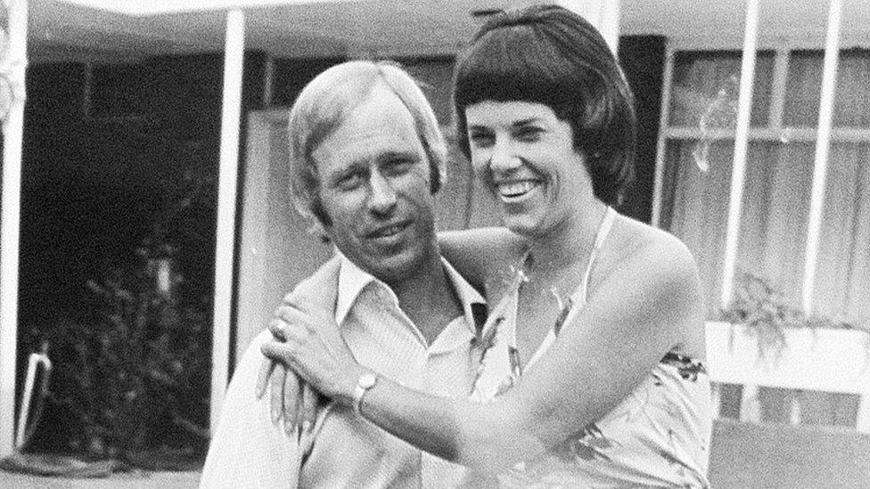 Michael Chamberlain and Lindy Chamberlain, parents of infant Azaria Chamberlain who was snatched by a dingo in 1980, pose for a photograph in Alice Springs in this undated file photo